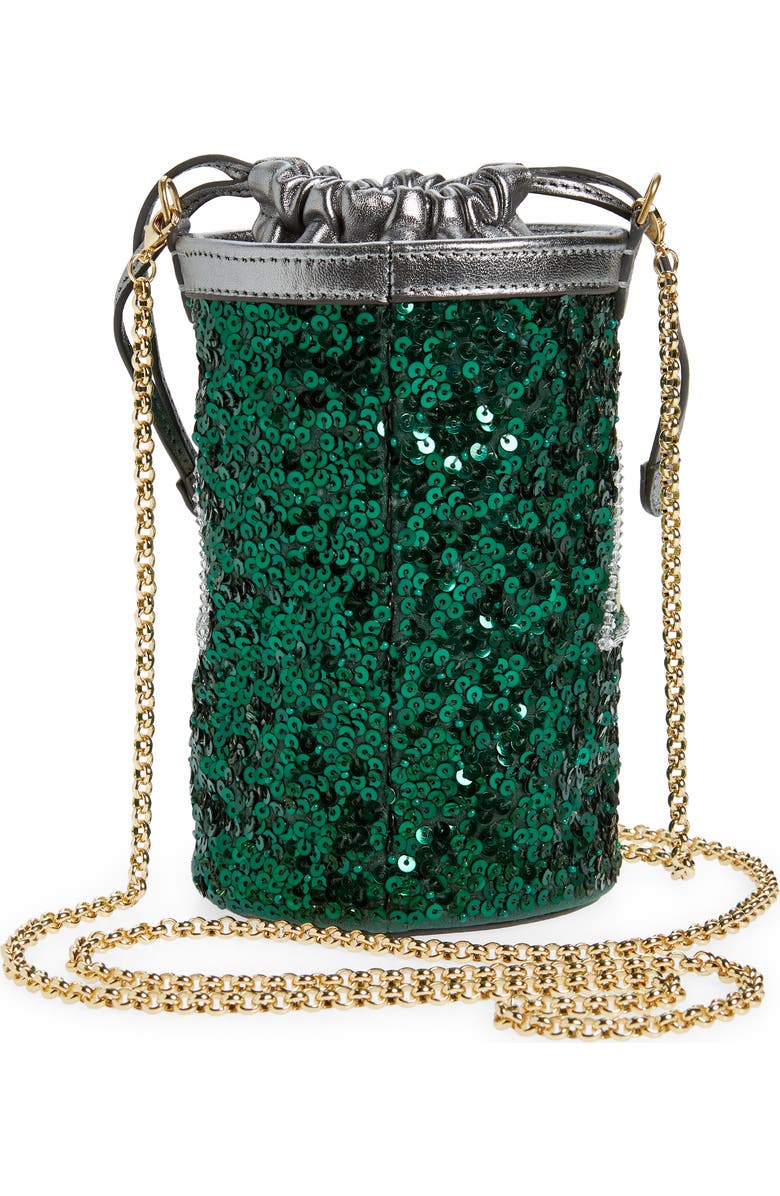 Anya Hindmarch Perrier Sequin Satin Crossbody Bag, Alternate, color,