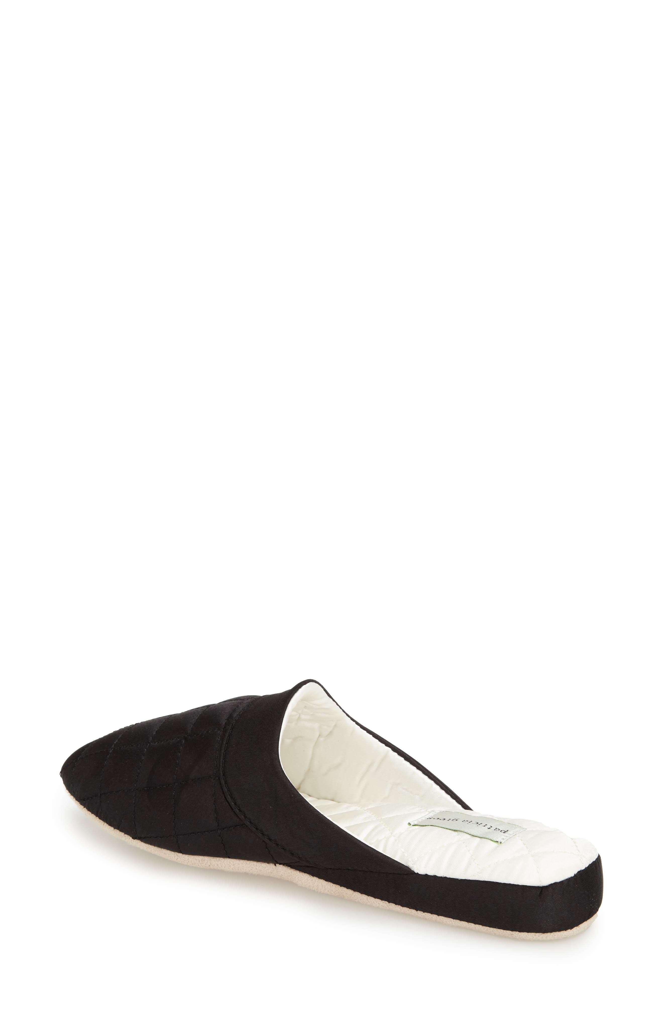 patricia green 'Jackie' Slipper, Alternate, color, Black/ Ivory