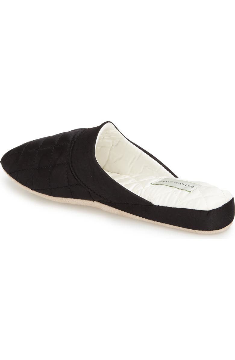 patricia green 'Jackie' Slipper, Alternate, color, Black/ Ivory