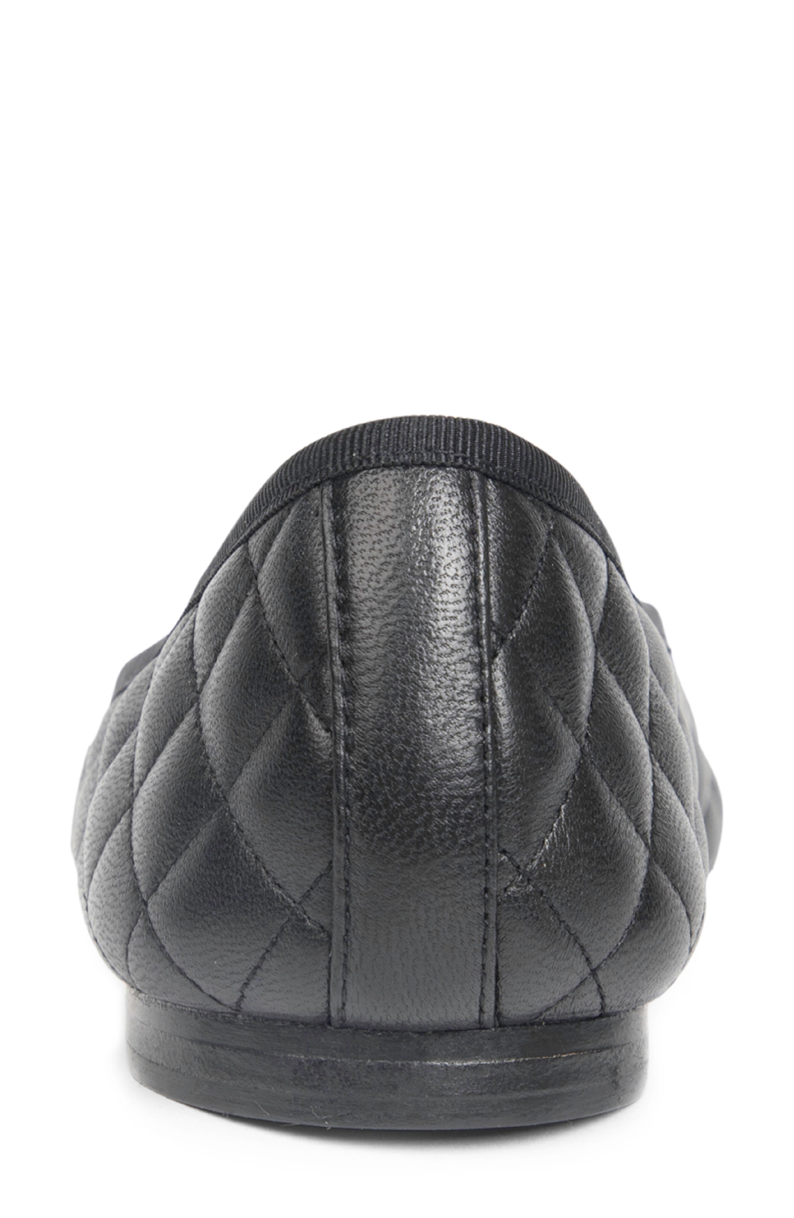 PAUL MAYER Best Cap Toe Ballet Flat, Alternate, color, Black/ Black Patent