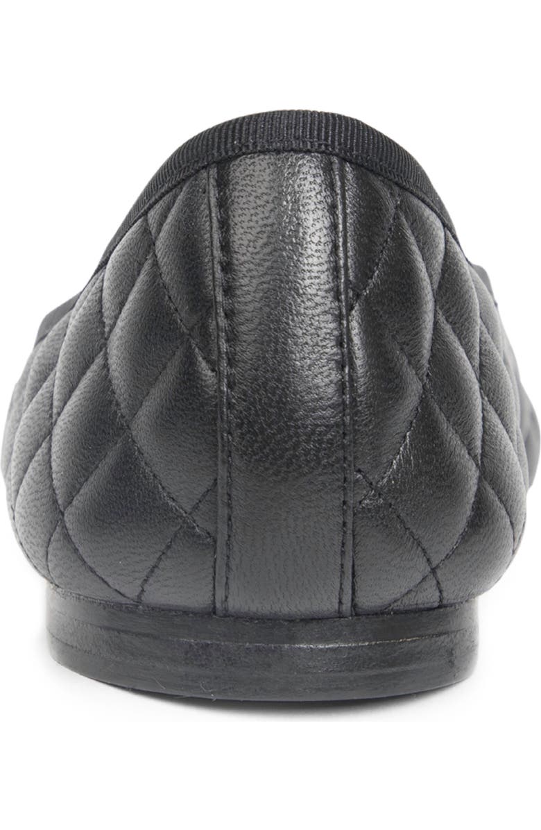 PAUL MAYER Best Cap Toe Ballet Flat, Alternate, color, Black/ Black Patent