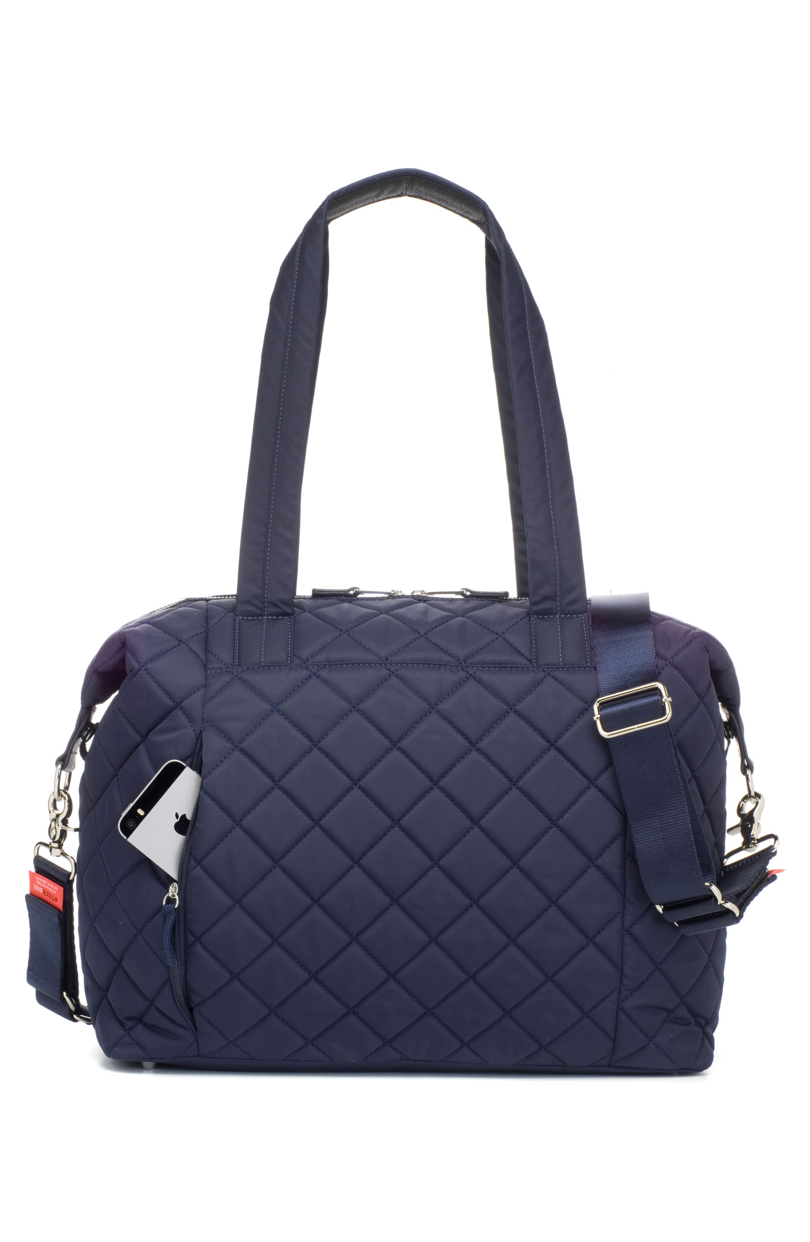 Storksak Stevie Quilted Nylon Diaper Bag, Alternate, color, 