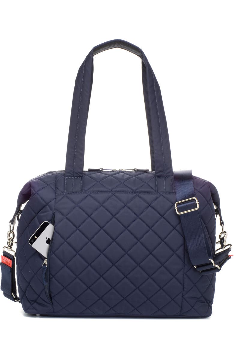 Storksak Stevie Quilted Nylon Diaper Bag, Alternate, color,