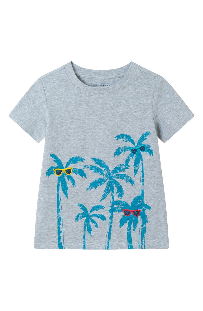 Andy & Evan Kids' Stretch Cotton Graphic T-Shirt, Main, color, 