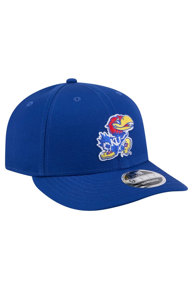 Men's New Era Royal Kansas Jayhawks Low Profile 9FIFTY Snapback Hat, Alternate, color, Royal
