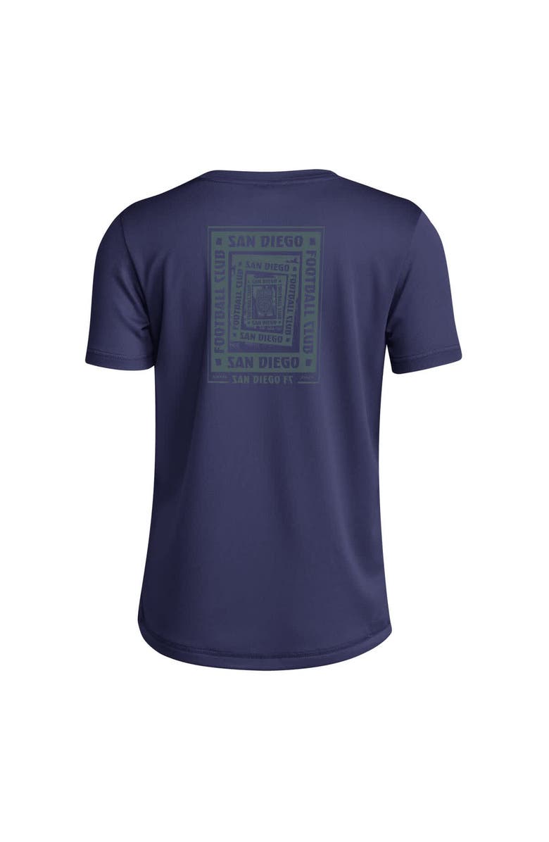 adidas Youth adidas  Navy San Diego FC Local Wrap T-Shirt, Alternate, color, Navy