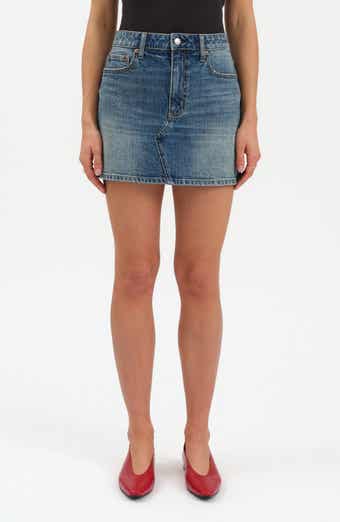 DAZE Malibu Denim Miniskirt