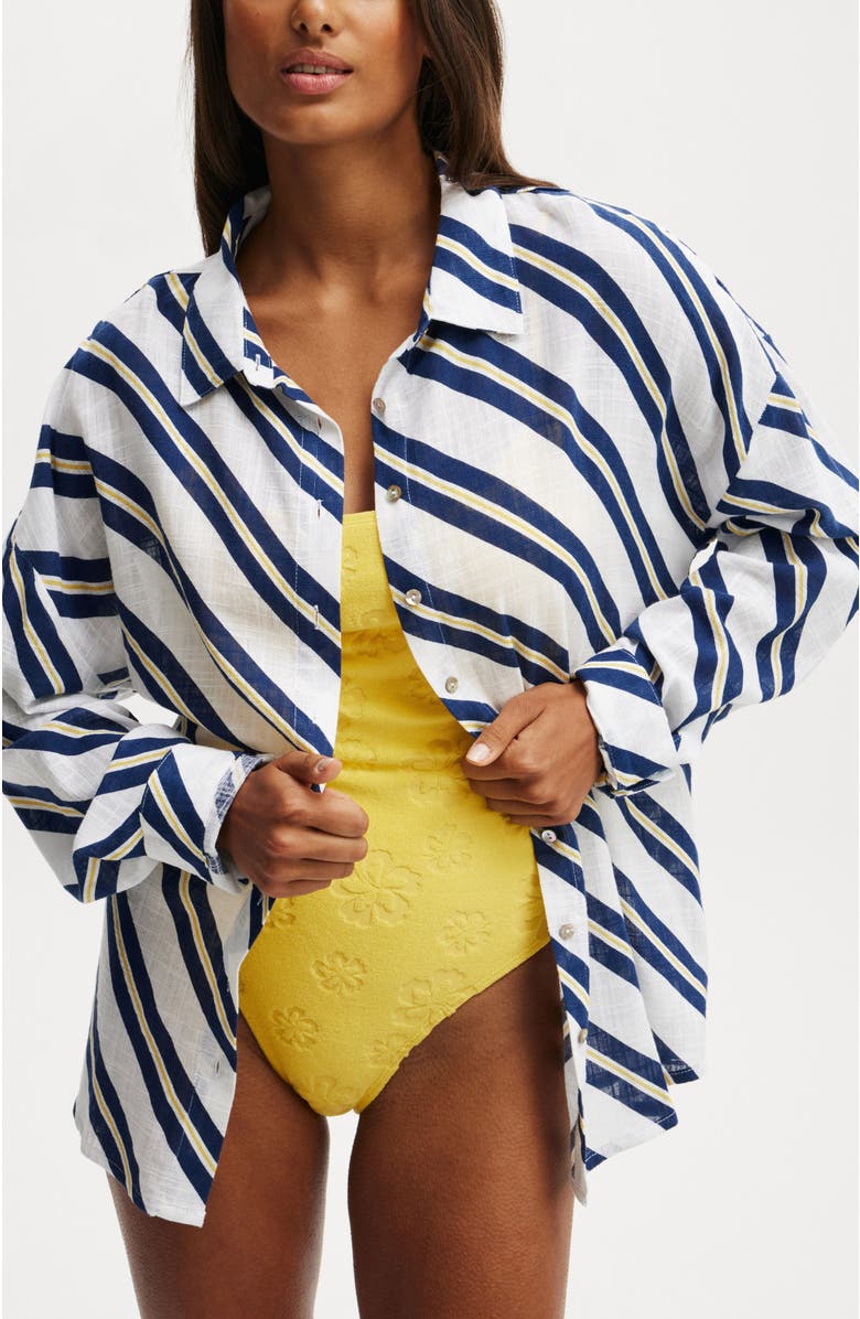 COTTON ON BODY Women's The Essential Beach Shirt, Main, color, 