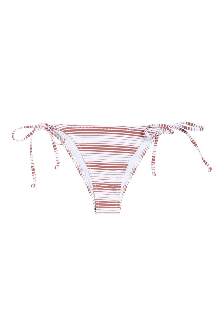 Aria Side Tie Itsy Bikini Bottoms, Alternate, color, CAROB
