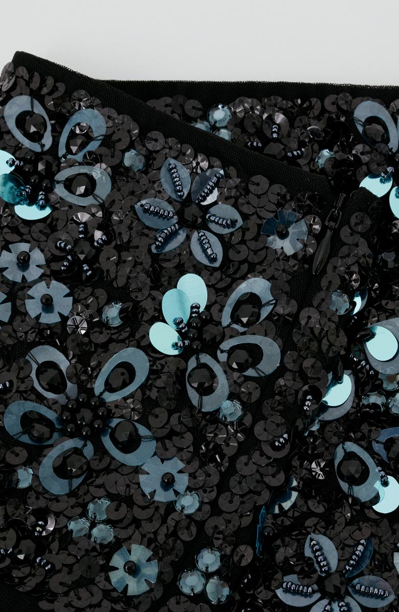 MANGO Beaded Shorts, Alternate, color,