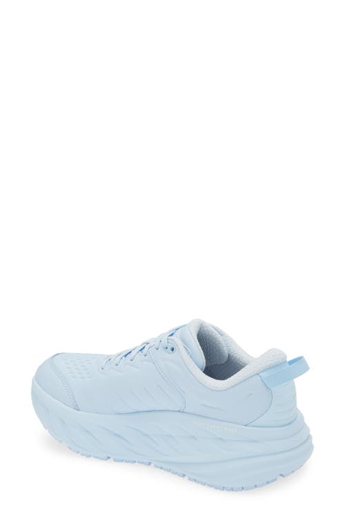 Hoka Bondi Sr Wide Water Resistant Running Shoe In Blue