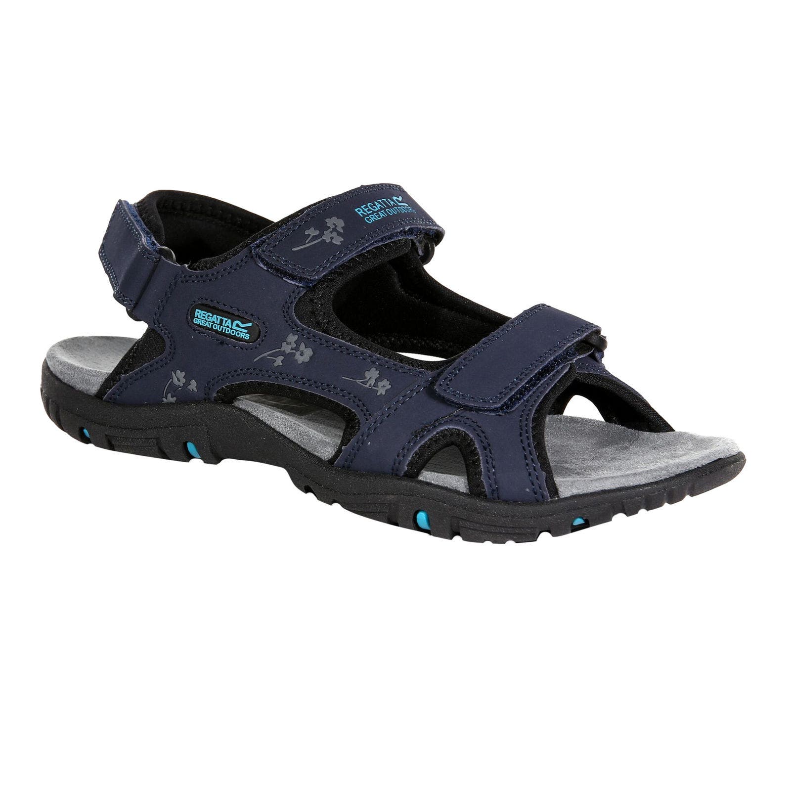 Haris Sandals, Alternate, color, Navy and Black