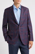Peter Millar Hyperlight Soft Plaid Wool Sport Coat