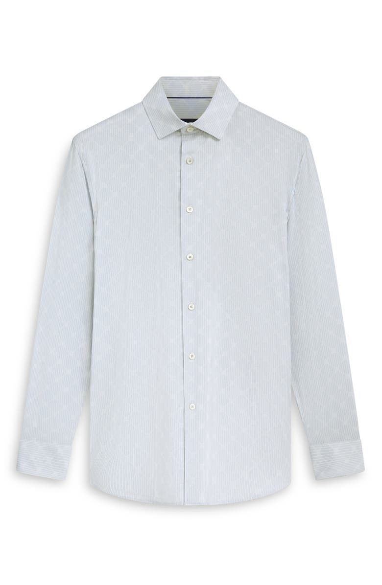 Bugatchi James OoohCotton<sup>®</sup> Geometric Print Button-Up Shirt, Alternate, color, 