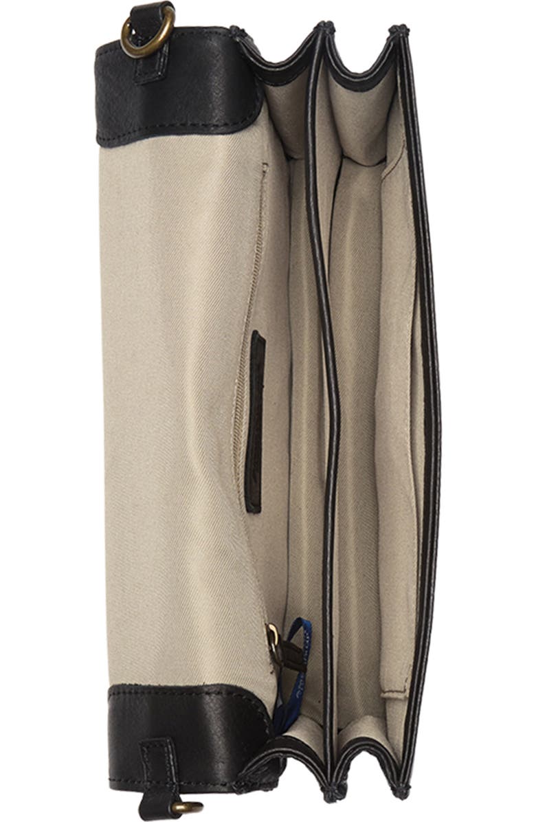 AMERICAN LEATHER CO. Brenton Leather Crossbody Bag, Alternate, color,