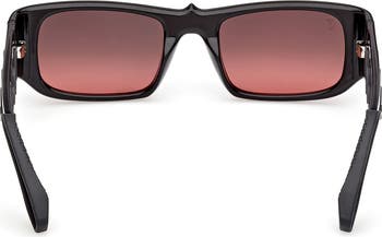 53mm Loubishark Rectangular Sunglasses