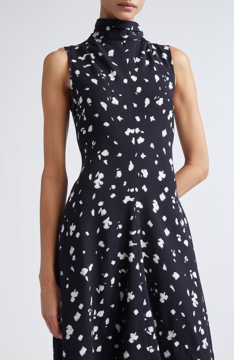 Proenza Schouler Devora Print Dress, Alternate, color, Black Multi