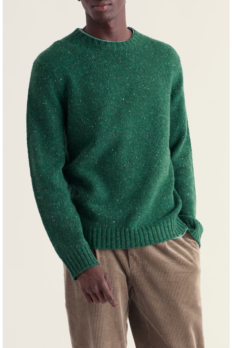 Trowan Merino Wool Blend Sweater, Main, color, THICKET