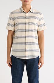 Original Penguin Short Sleeved Dobby Stripe Shirt