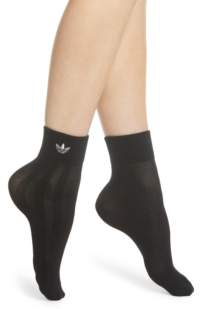 adidas Originals Mesh Striped II Ankle Socks, Main, color,