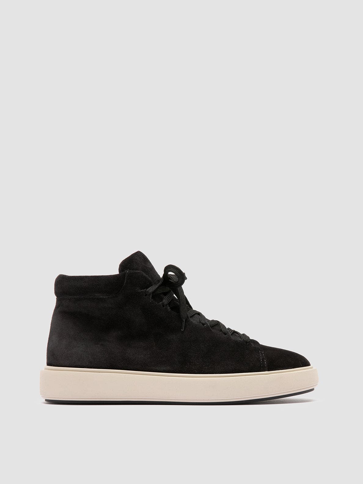 Officine Creative Remaster 002 Suede High Top Sneakers, Alternate, color, Black