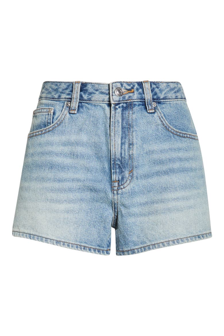 Ivy High Waist Andy Denim Shorts, Alternate, color, MEDIUM INDIGO