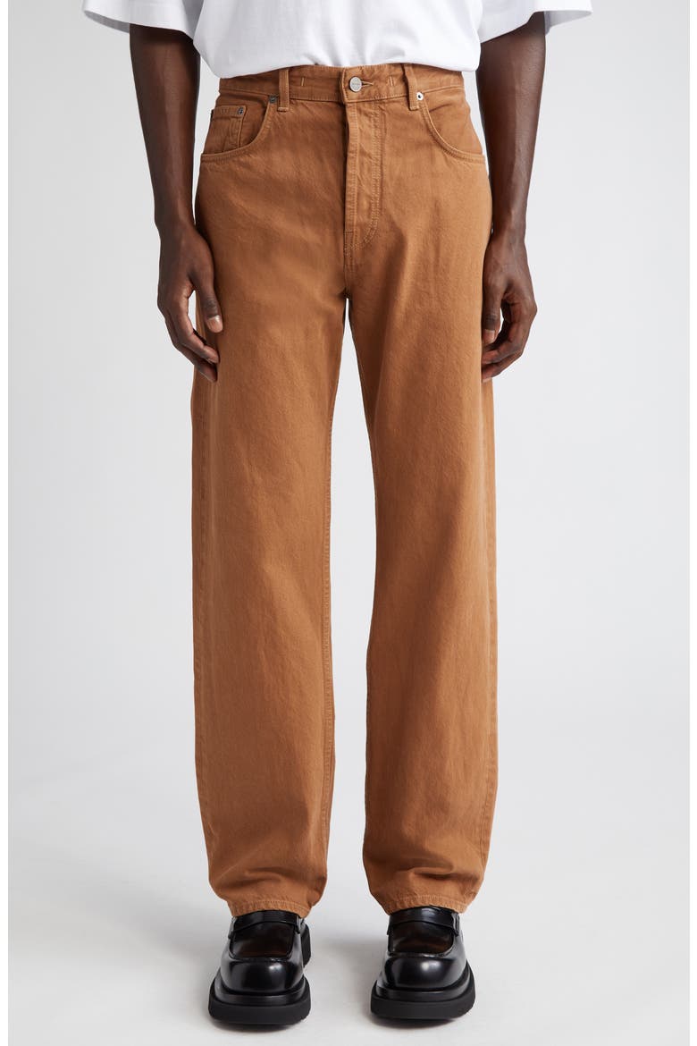 Le de Nîmes Fresa Straight Fit Jeans, Main, color, CAMEL/ BEIGE