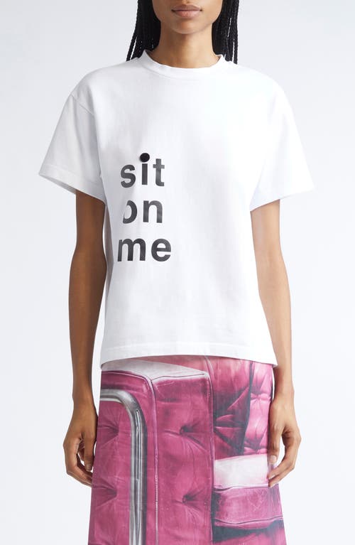 Julie Kegels Jony Cotton Graphic T-shirt In White