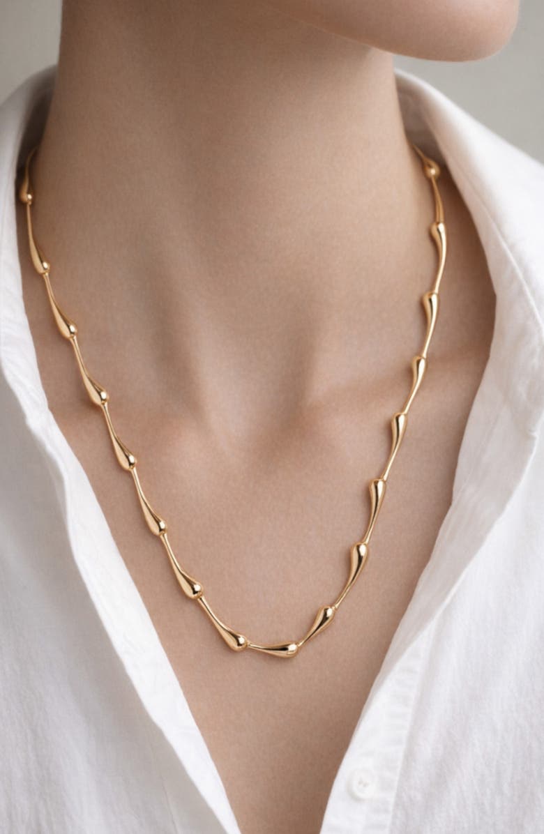 ARGENTO VIVO Paisly Link Necklace, Alternate, color, Gold