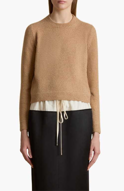 Khaite Leta Cashmere Sweater In Biscotti