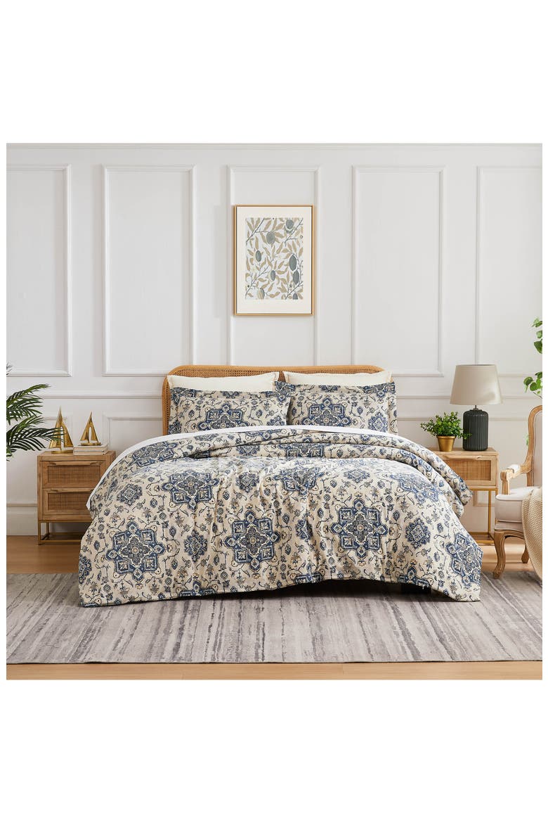 Persia Duvet Cover Set, Alternate, color, INDIGO