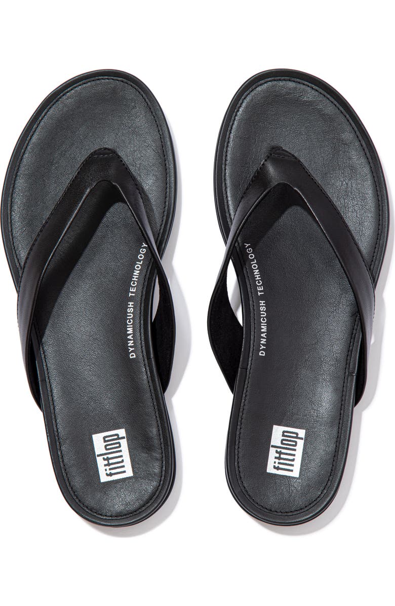 FitFlop Gracie Leather Flip-Flops, Alternate, color,