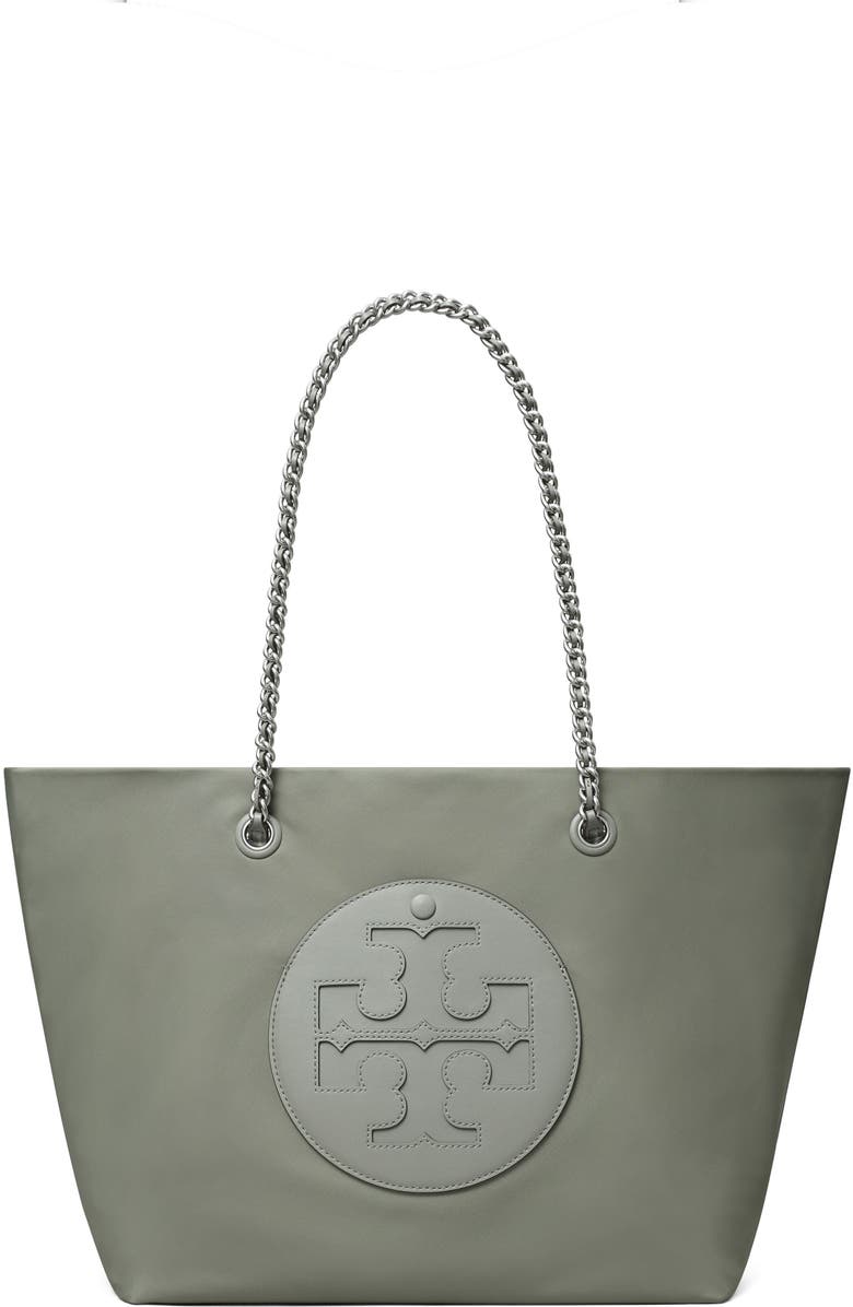 Tory Burch Ella Chain Tote, Main, color, Stone