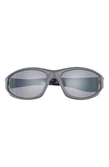 Diff Lightning 64mm Oval Sunglasses In Gray