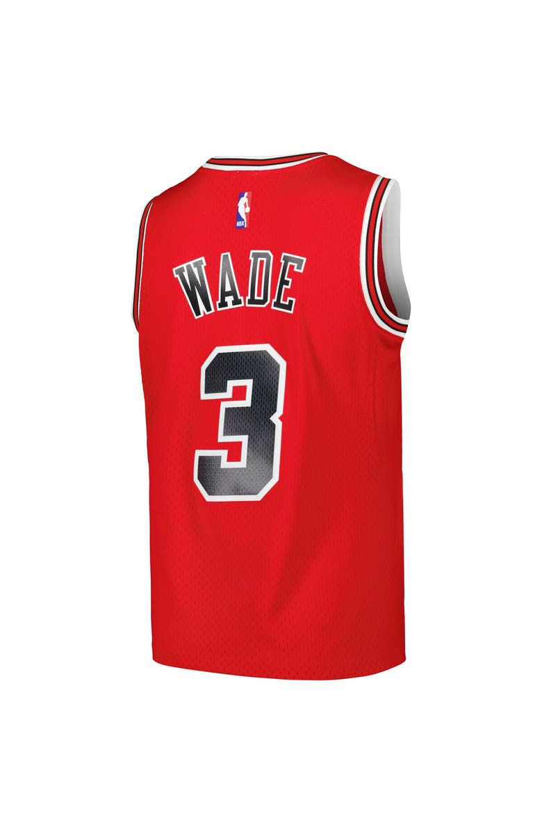 Mitchell & Ness Men's Mitchell & Ness Dwyane Wade Red Chicago Bulls 2016/17 Hardwood Classics Swingman Jersey, Alternate, color, Red