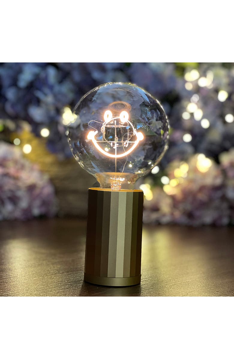 MITB Smiley Portable Table Lamp, Alternate, color, Olive