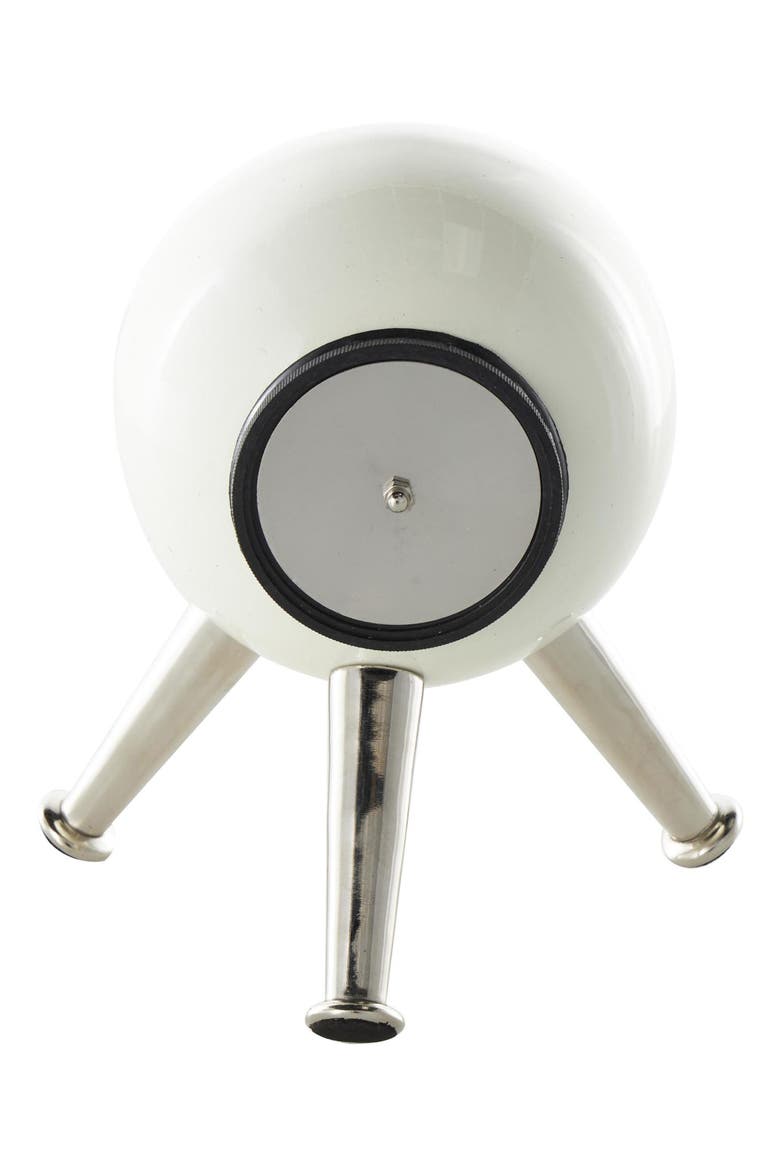 Modern Aluminum Metal Clock, Alternate, color, SILVER
