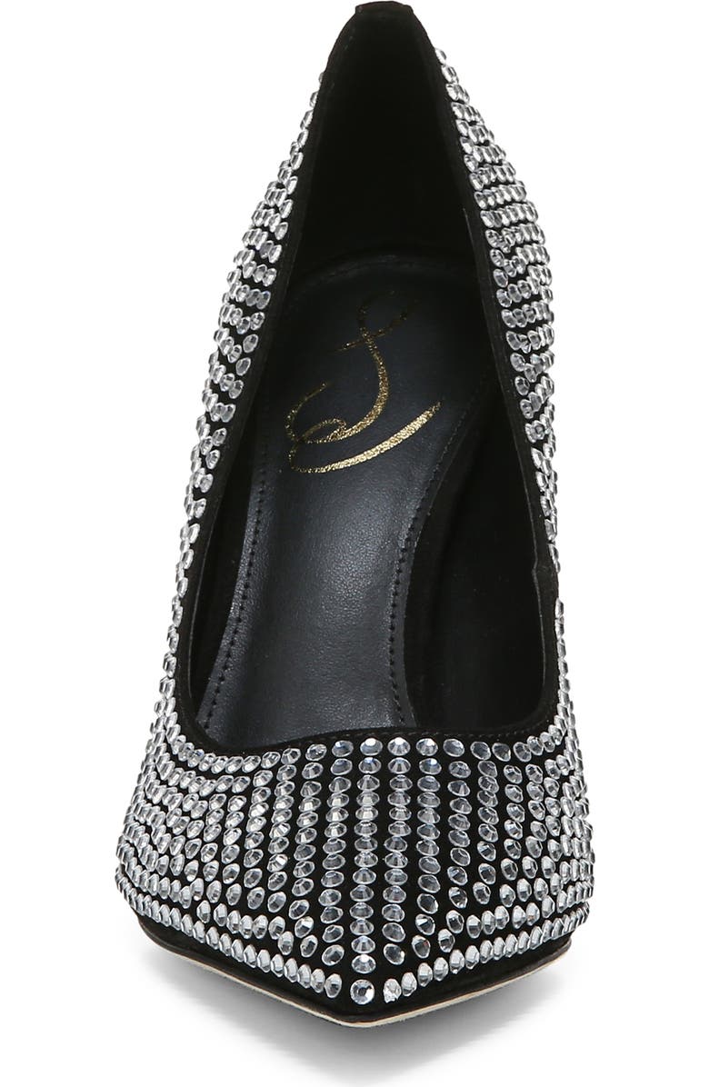 Sam Edelman Antonia Glitz Crystal Fluted Heel Pump, Alternate, color,