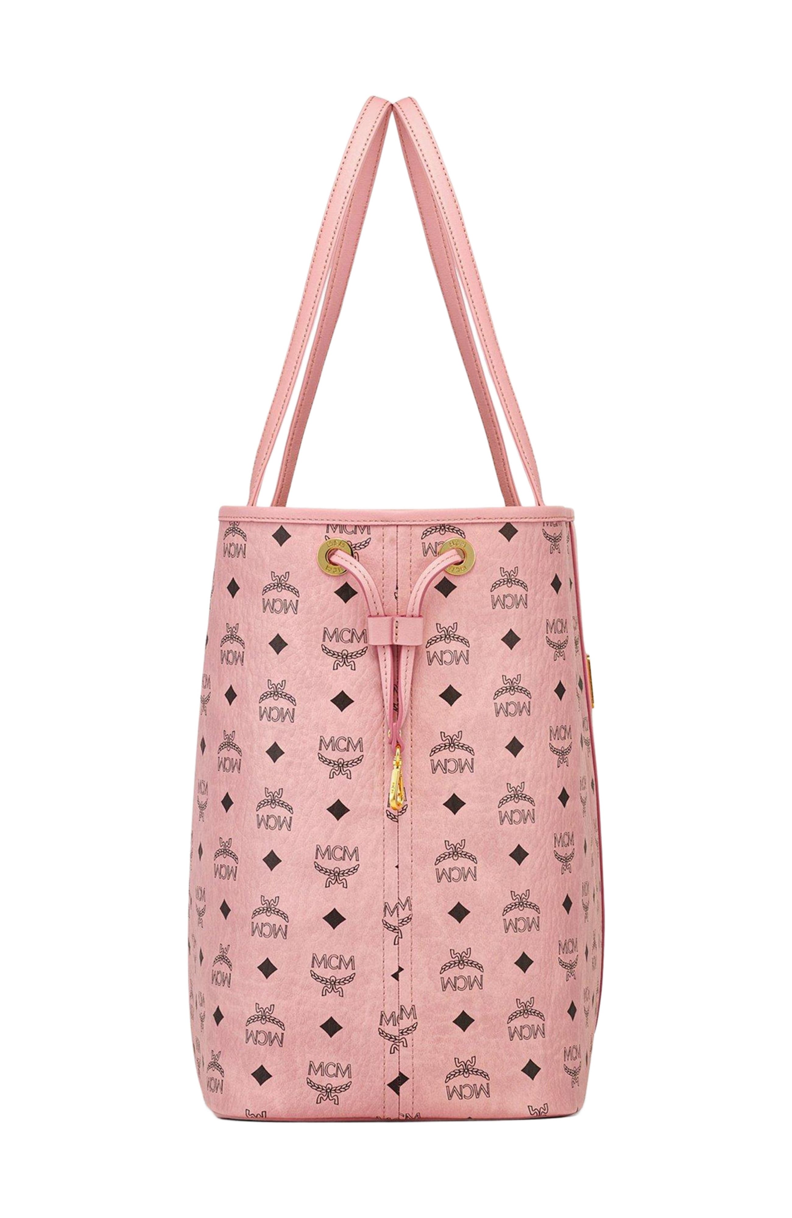 MCM Large Liz Shopper in Visetos, Alternate, color, 