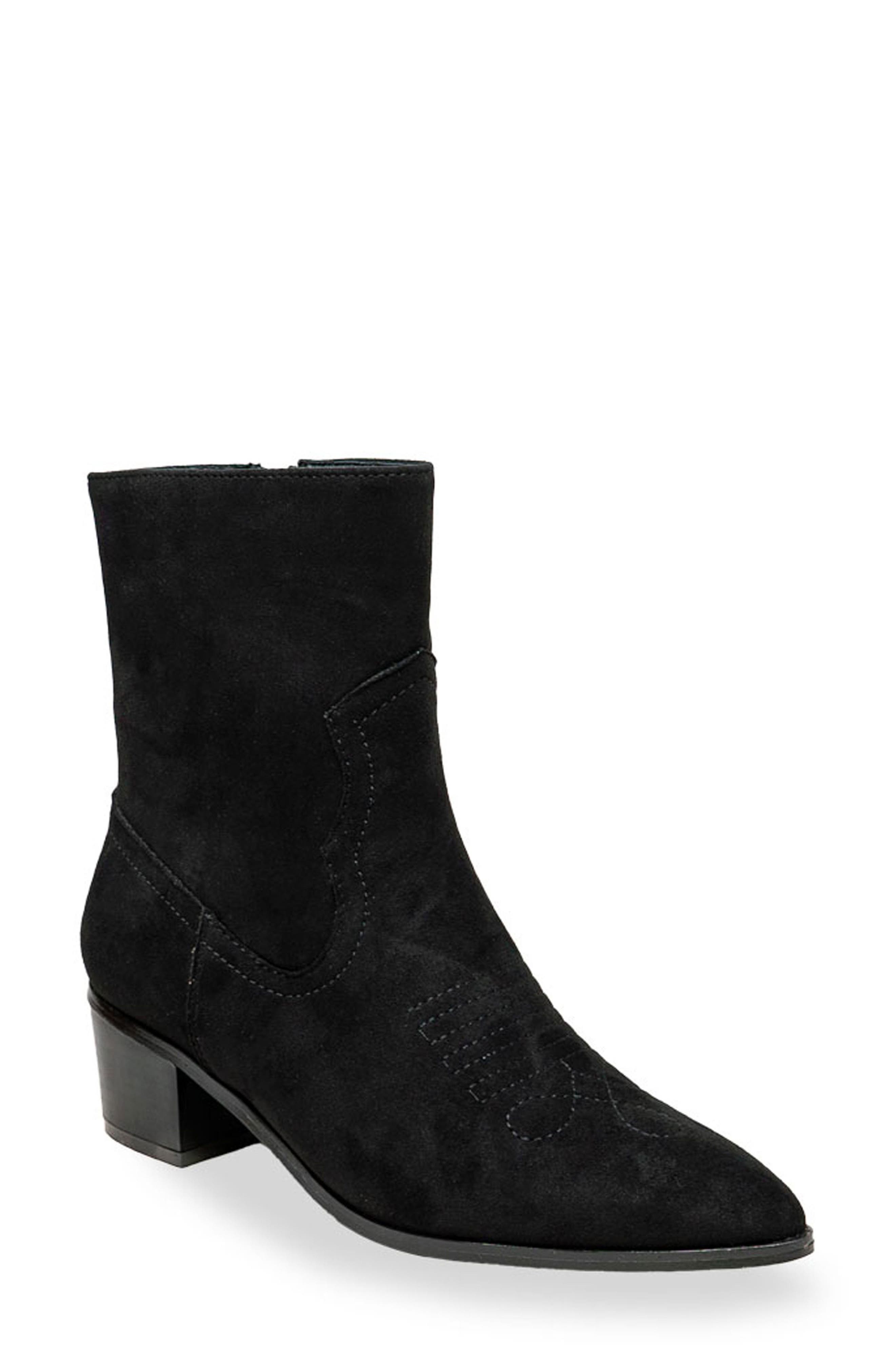 CHASE AND CHLOE Malena Western Boot, Main, color, Black