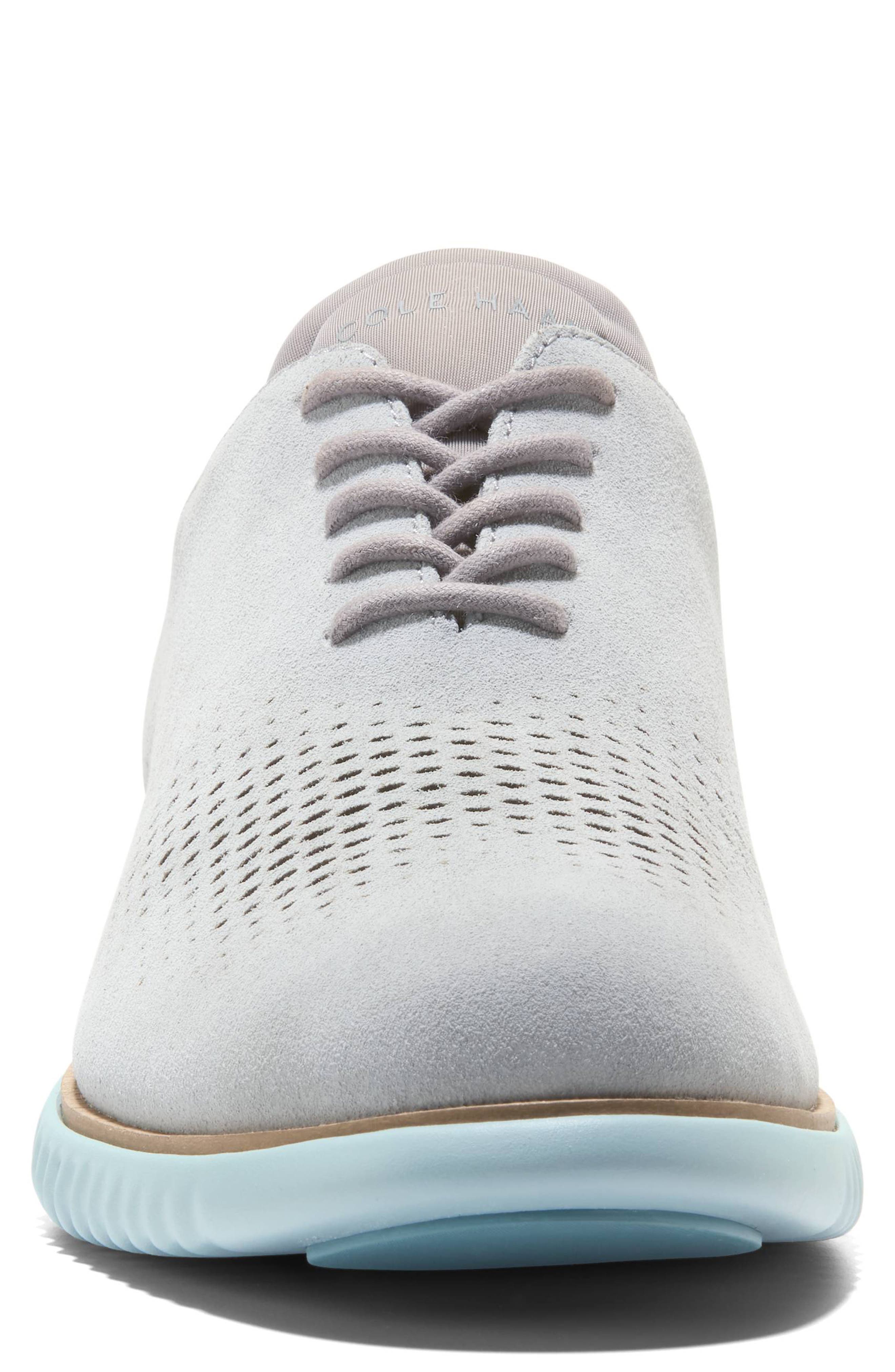 Cole Haan 2.ZeroGrand Laser Wing Derby, Alternate, color, Ultimate Grey Suede