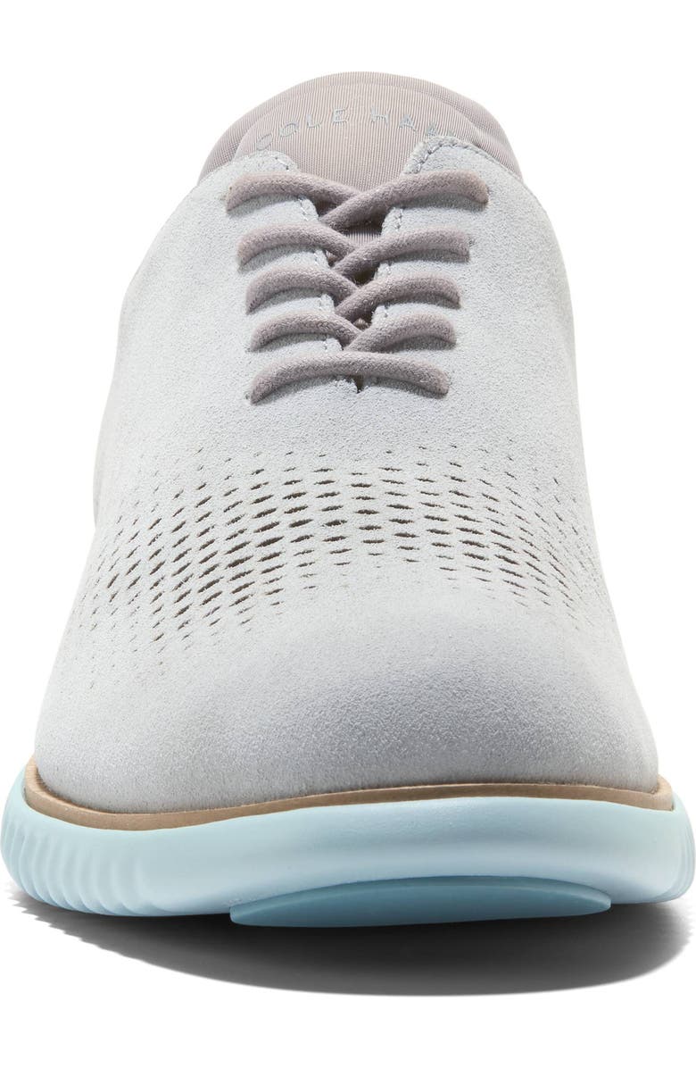 Cole Haan 2.ZeroGrand Laser Wing Derby, Alternate, color, Ultimate Grey Suede