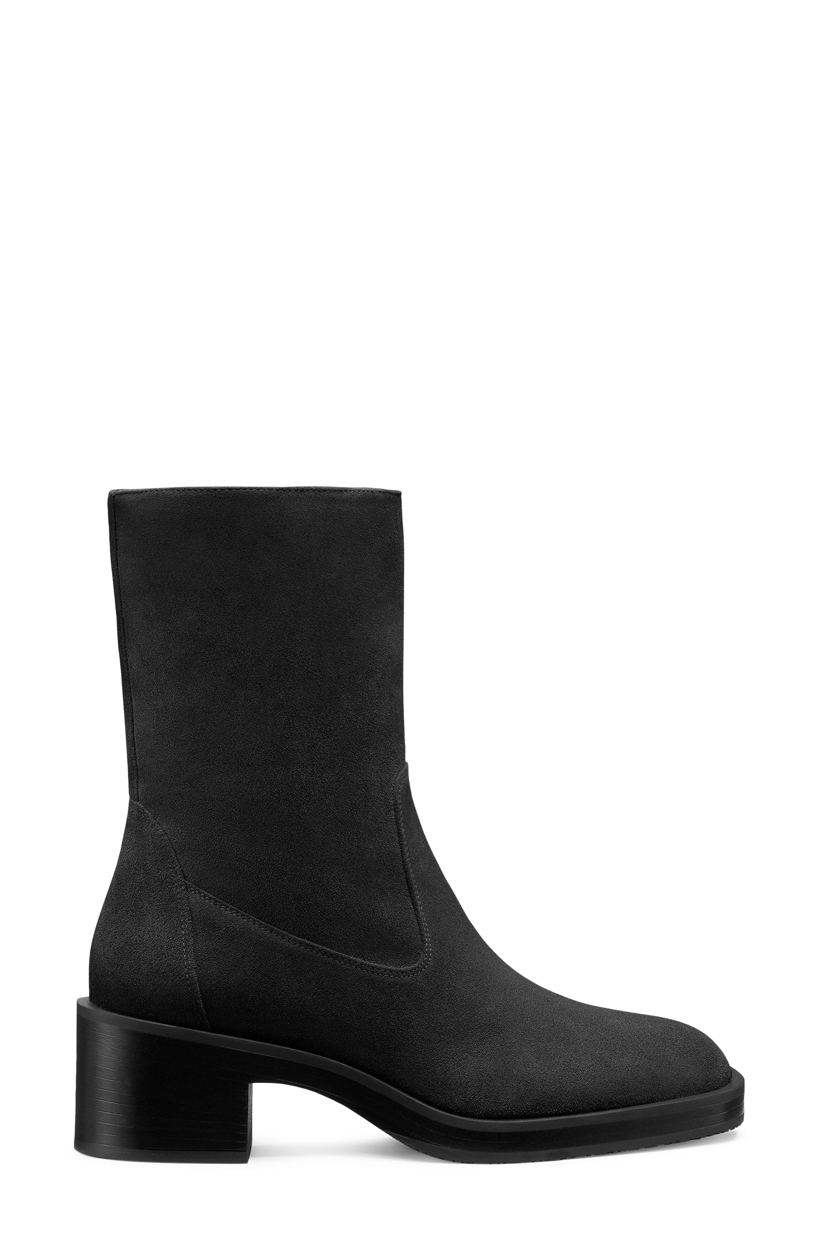 Stuart Weitzman Kaia Bootie, Alternate, color, Black