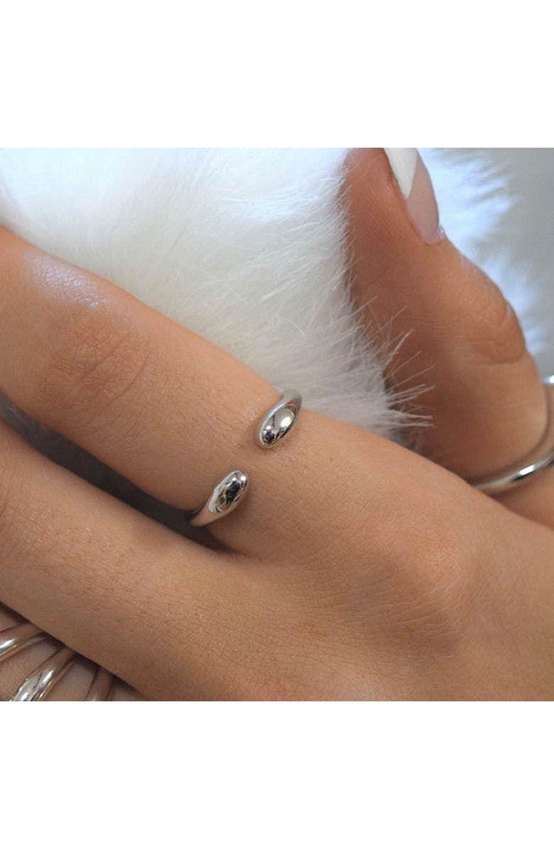 Lucy Quartermaine Double Drop Ring, Alternate, color, Gold Vermeil