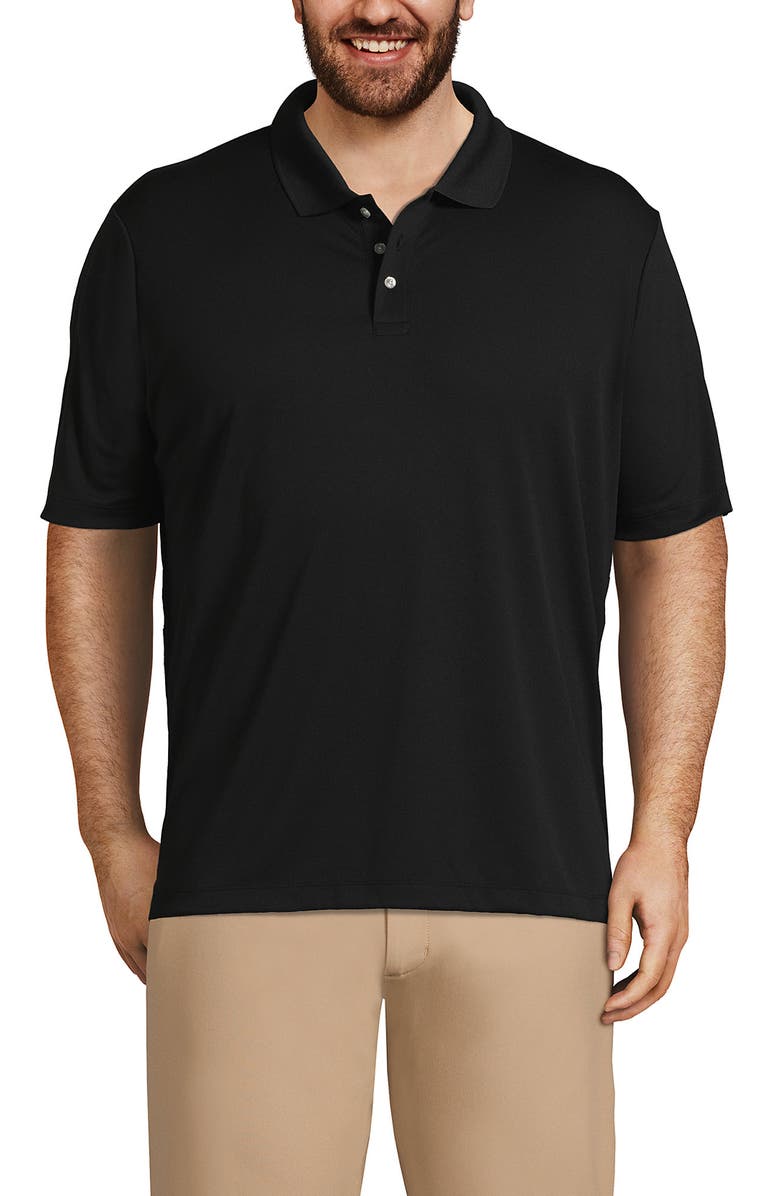 Lands' End Short Sleeve Solid Active Polo Shirt, Main, color, 