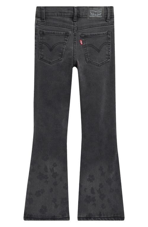 Levi's Kids' Faded Art Flare Jeans In Black