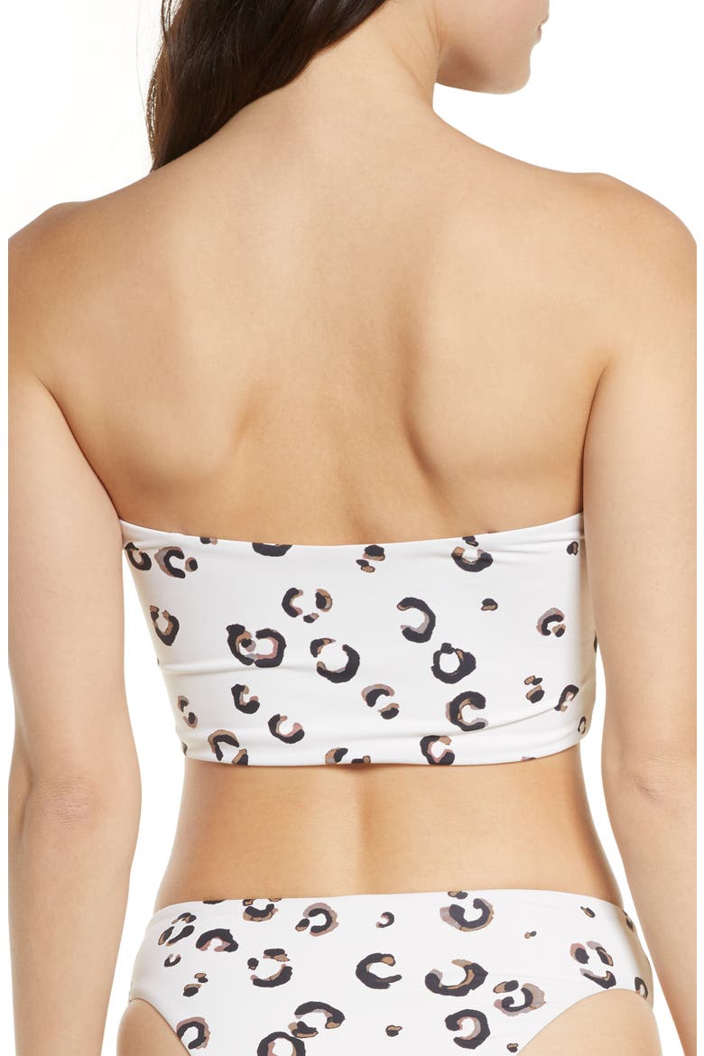 Leopard Bikini Top, Alternate, color, LINEN