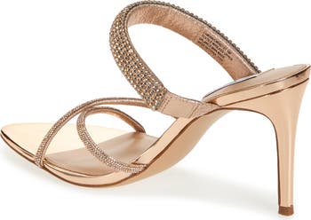 Camina Crystal Strap Slide Sandal