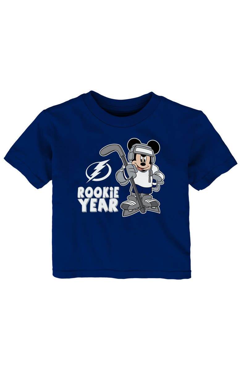 Outerstuff Toddler Tampa Bay Lightning Disney Rookie Year T-Shirt & Shorts Set, Alternate, color, Royal