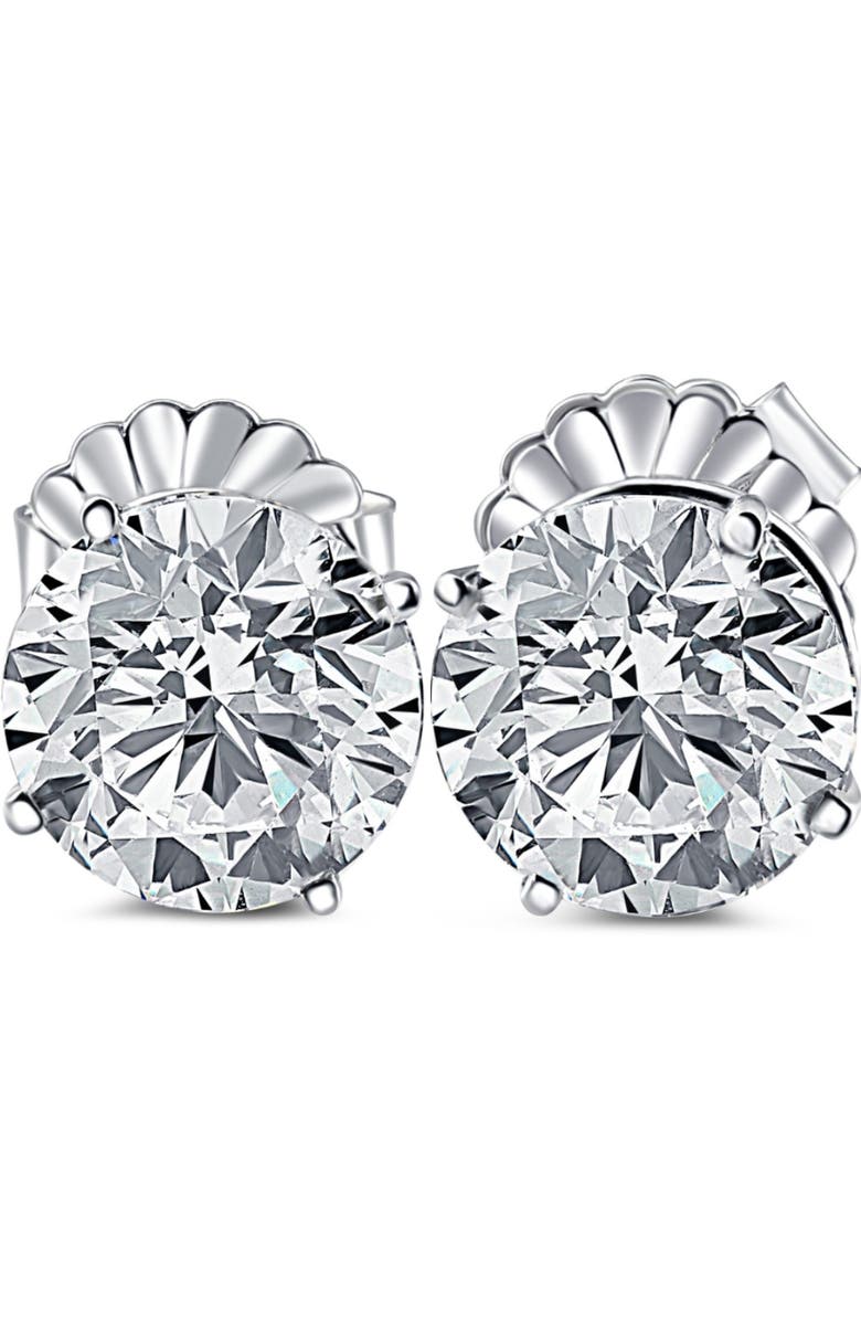 Bliss Diamond 8Ct TW Certified Lab Grown Diamond Studs in 14k Gold, Main, color, 14K White Gold